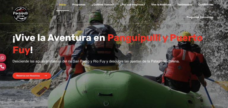 anuncios para empresa de servicios de rafting en google